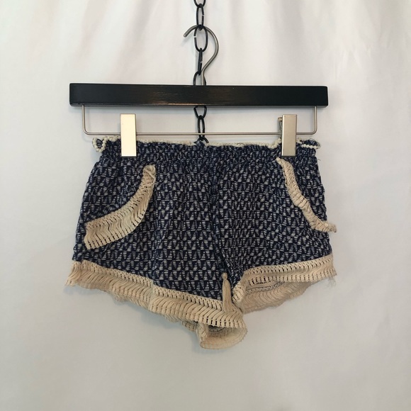 Surf Gypsy Navy Smock Waist Shorts - Medium - Picture 4 of 7